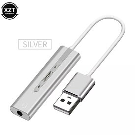 2 in 1 サウンド カード 7.1チャンネル usb 2.0 ミニ ジャック 3.5mm サウンド アダプタ ラップトップ ヘッド セット マイク 用外部3d