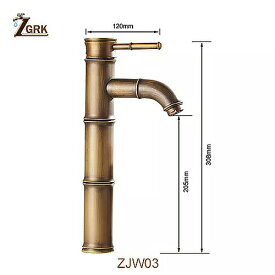 Zgrk 浴室 の 蛇口 流域 蛇口 高級 タップ背竹ホット冷水 2 パイプ キッチン 屋外 ガーデン wc タップ