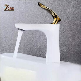 Zgrk流域 ミキサータップ ホット型 洗面器 の 蛇口 黒 クローム ゴールデン仕上げ シングルハンドル の 浴室 の 蛇口 シンク タップ