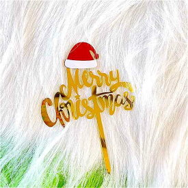 アクリル メリー クリスマス 木 ケーキ トッパー クリスマス 装飾 家で幸せ 新年 木 クリスマス パーティー 装飾 用品