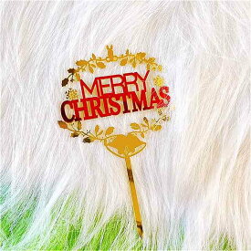 2023 アクリル メリー クリスマス ケーキ トッパー サンタクロース 帽子 クリスマス クリスマス 装飾 パーティー 用品 ベーキング デコ ツール
