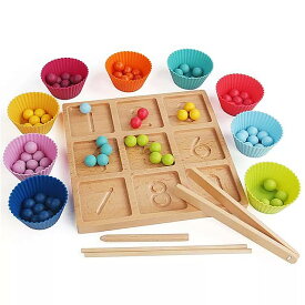 子供 ため 木製 デジタル トレーシング ボード 数学 学習 ゲーム 教育 玩具 ソート モンテッソーリ 法