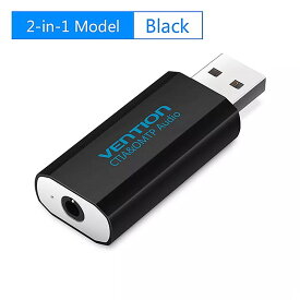 Vention ミニ 外部 Usb サウンドカード Usb 3.5 ミリメートル ヘッドホン アダプタ オーディオ カード用 スピーカー ノートパソコン コンピュータ サウンドカード