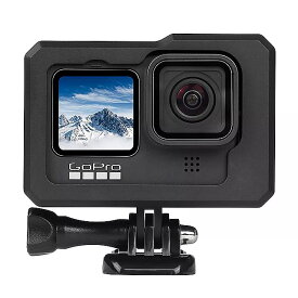 go プロ ヒーロー 9黒 保護 金属 ケージ カバー コールド靴 ため 囲碁プロ9 GoPro9 Hero9 アクセサリー