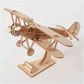 メカニカル ギア エンジニアリング モデル 木製クラフトキット 3Dパズル アセンブリゲーム 出荷 ゲーム 飛行機 子供 大人 のための 動物