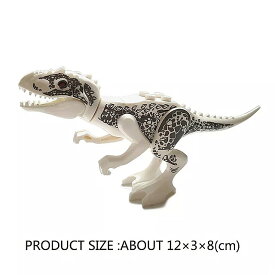子供 のためのジュラシックワールド 恐竜 の建設 ブロック 組み立て おもちゃ 部品 翼竜 トリケラトプス 置物 モデル おもちゃ