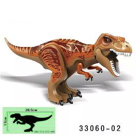 子供 のための 恐竜 の建設 大きなサイズ ブロック おもちゃ トリケラトプス ティラノサウルス 動物 モデル 部品 おもちゃ