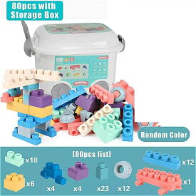箱入り 赤ちゃん の おもちゃ 3D 軟質プラスチックの ビルディング ブロック 互換タッチ手 おしゃぶり ブロック DIY ゴム ブロック 子供 の のため