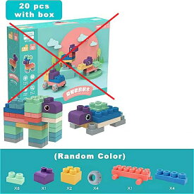 赤ちゃん のための柔らかいプラスチック製の3d ビルディング ブロック 大きな ブロック 触覚 ゴム製の おもちゃ 互換性のある 早期 教育