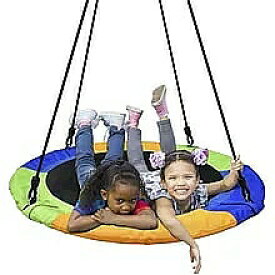 Imbaby-安全に吊るされた 子供 用 スポーツチェア レジャースイング 屋外公園用ロープ付きスイング おもちゃ