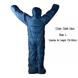 ホーム テキ スタイル ミイラ型 寝袋 暖かく保つ 旅行 寒い 毛布 を防ぐ 背 高い人に適した3 サイズ