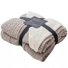 家庭 リビングルーム ベッド ルーム 用品 睡眠 毛布 カバー 毛布 無地 ニット オフィス 昼寝 毛布
