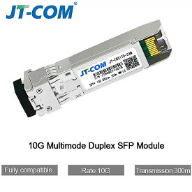 10G SFP + デュプレックス LC SFP モジュール マルチモード 850nm 300m SFP ファイバ スイッチ SFP-10G-SR、Cisco / Mikrotik / Huawei スイッチ に完全対応