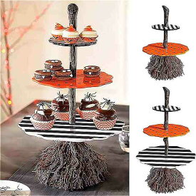 ハロウィーン の カボチャ 食器棚 バスケット オーガナイザー 付き プレート キャンディー ホルダー ボウル デザートは パーティー の 装飾 のための フルーツ プレートを表します