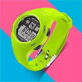 子供 のための 砂のの時計 LEDデジタル軍事 腕時計 耐水性 電子腕時計 男の子と女の子