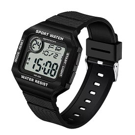 男性 デジタル時計 アウトドアスポーツ スクエア腕時計 高級アナログ 腕時計 レロジオ masculino relojesパラhombre