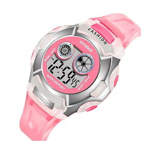子供用時計 女の子と 男の子用の 電子腕時計 LED デジタル腕時計 耐水性