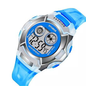 子供用時計 女の子と 男の子用の 電子腕時計 LED デジタル腕時計 耐水性