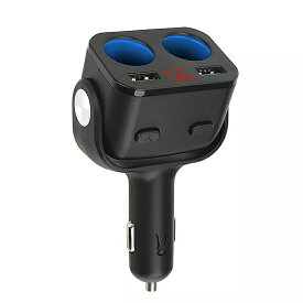 Leepee- デュアル usb アダプタ 充電器 12v qc 3.0 急速充電 シガレット ライター 自動車 用 電源 コンセント