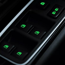 車のドアウィンドウ用 の 粘着性 光沢ボタン 自動車の装飾 三菱asx アウトランダー2013 2016 201