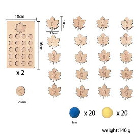 子供 のための 木製の数学 学習ボードのおもちゃ モンテッソーリ 数のカウント 子供 のための 教育ゲーム