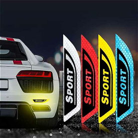 ステッカー 車の スポーツデザイン 反射文字 安全警告 装飾