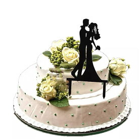 創造 結婚式 のパーティーのための ケーキトッパー ピンク アクリル 新婦 ケーキトッパーの 結婚記念日 婚約 ケーキ装飾