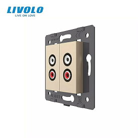 livolo 製造 オーディオ 壁 ソケット アクセサリー ベースの オーディオ 出口