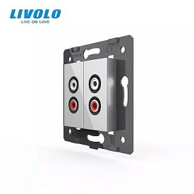 livolo 製造 オーディオ 壁 ソケット アクセサリー ベースの オーディオ 出口