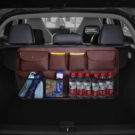 車 の 後部座席 用の大容量 バッグ バッグ を掛けるための バッグ 革製 v mvp用 車 の アクセサリー