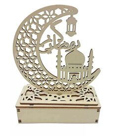 イードムバラク の 木製 ペンダント ラマダン の お祝い の 装飾