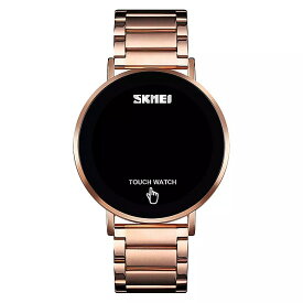 Skmei- 男性用 デジタル時計 ledタッチスクリーン 防水 電子時計 ステンレススチール 男性