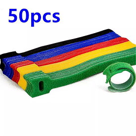 50個 100個リリース可能 ケーブル ネクタイ 着色 プラスチック 再利用 可能な ケーブル タイナイロン ループ ラップ ジップ バンドル ネクタイ t型 ケーブル