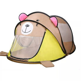 子供 のための ポータブル 動物 テント 漫画 の キャラクター 広い スペース テント 虎 クマ 屋外 屋内 赤ちゃん のための ボール プール