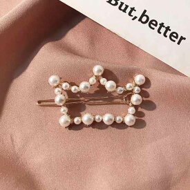 女性 のための短い ヘア アクセサリ 模造真珠2020 ヘア クリップ 美しいボビーピン装飾品