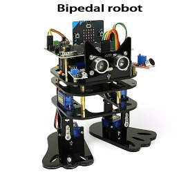 マイクロビット マイクロ: ビット ボード biped ロボット ウォーキング ダンスmakecodeグラフィカル プログラミング