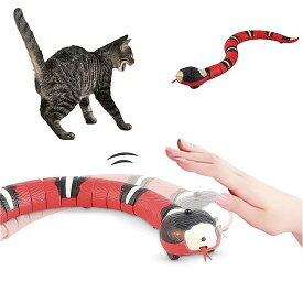 インタラクティブ な 猫 の おもちゃ 自動 スケルトン USB充電 式 スネーク ティークリング プレイキット 猫 犬 ペット 用