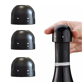 赤ワイン 用 穴が付いた 真空 ボトル型 キャップ 成形された シリコン ス トッパー 空 ボトル 保持 用 完璧な ツール 3個