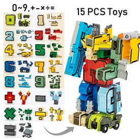 クリエイティブ な 教育 ブロック 魔法 の 数字 創造的な変形 ロボット 英語 の文字の おもちゃ