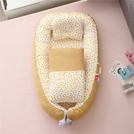 babynest 新生児 巣 ベッド ポータブル ベビー ベッド 旅行 ベッド ベビー 巣 ベビー ラウンジバシネット バンパー と枕クッションのキルト