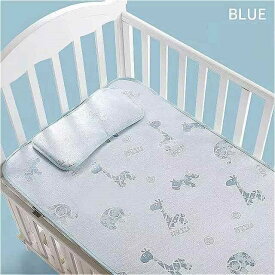 ベビー ベッド ルーム マットレス 冷却マット 枕付き 新生児 用 シルク クッション 幼児 用 寝具 セット 120x60cm 夏
