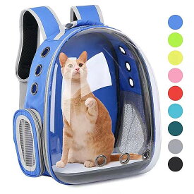 ポータブル 通気性 ある 屋外 ペット ショルダー ストラップ 猫 キャリア スペース 用 ポータブル 収納 ケージ 旅行 用 透明 トラベルバッグ