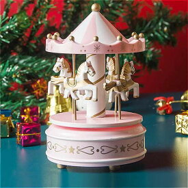 木製の クリスマス オルゴール カルーセル ベビールーム の 装飾 結婚 披露宴家のための絶妙 手作り の 装飾