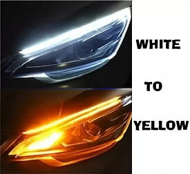 防水性 と 柔軟性 のある LEDストリップライト 2個 装飾的な表面ランプ 車のヘッドライト ランニングに最適 12V