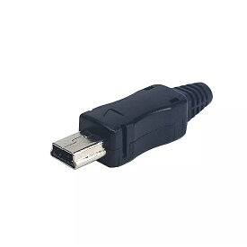 ミニ オス コネクター usb シース コネクター 付き 5 ピン プラスチック シェル ジャック テール プラグ mp3 10 30 4 5個