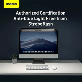 Baseus- 非対称 USB デスクランプ ソーススクリーン 吊り下げ式ライト プロの 黒い画面 LEDコンピューターランプ 読書灯