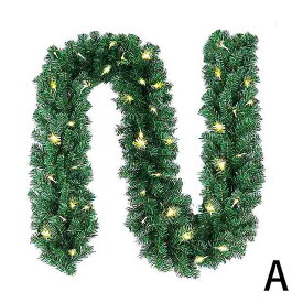クリスマス 用 人工 籐花輪 1.8m クリスマス 用 吊り下げ式 装飾 パーティー 飾り ガーランド 籐 p5i9