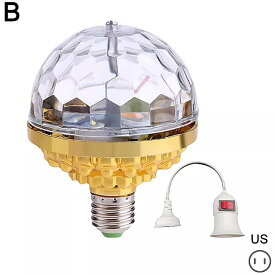 ディスコ-回転電球の形をしたクリスタル ボール の形をしたLED ランプ クリスマス パーティー の 装飾 リビングルーム用 a8s8