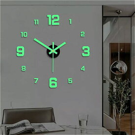 3D 発光 アクリル 時計 40cm 2022 クリエイティブ な レジャー と リビングルーム の 装飾 モダン な デジタル 時計 新しい コレクション
