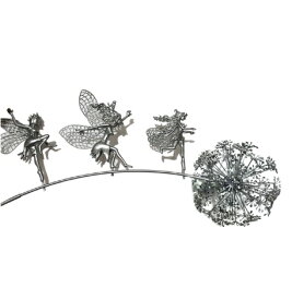 ピクシーの 妖精 の 庭 の要素要素と タンポポ のデザインの景観金属の ミニチュア 置物 芝生 の 装飾